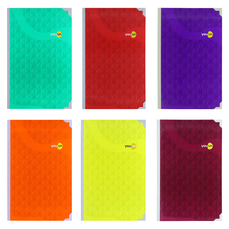 YOUVA Navneet Youva Case Bound Long Book - My Notes (21x33 cm, Single Line, 1008 Pages, Pack of 1)