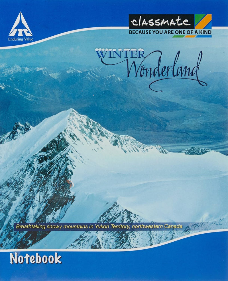 Classmate Notebook - 190mm x 155mm, Soft Cover, 92 Pages, Single Line - Pack of 18 Visit the Classmate Store