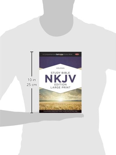 Holman Study Bible: New King James Version, Large Print, Full-Color Hardcover by Holman Bible Publishers