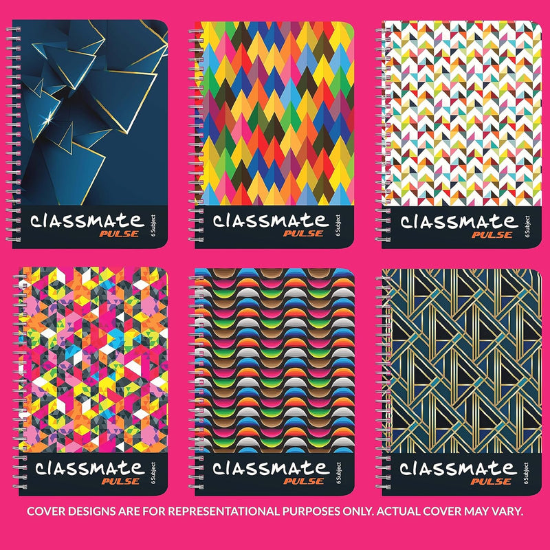 ITC Classmate Pulse 6 Subject Spiral Notebook