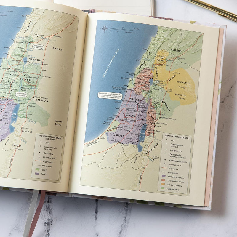 KJV Notetaking Bible, Blush Cloth-over-Board, Hosanna Revival Edition, Hardcover, Large Print, 15 July 2023 by Holman Bible Publishers