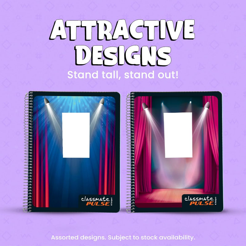 Classmate Pulse 6 Subject Notebook - Single Line