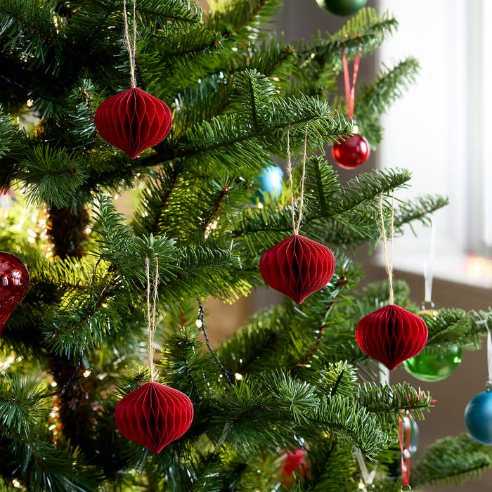 IKEA VINTERFINT Tree ornament, bauble dark red, 6 cm (2 ¼ ")