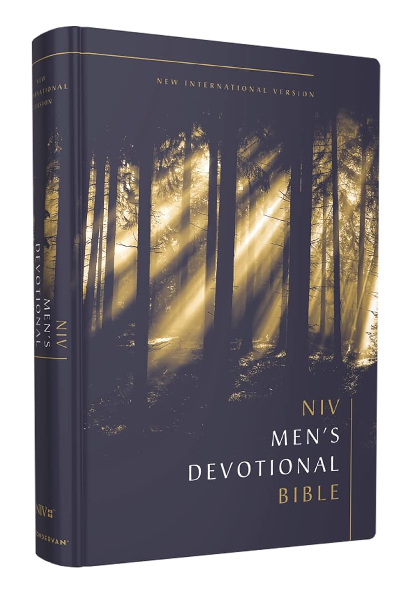 NIV, Men's Devotional Bible, Hardcover, Comfort Print by Zondervan Publishing House