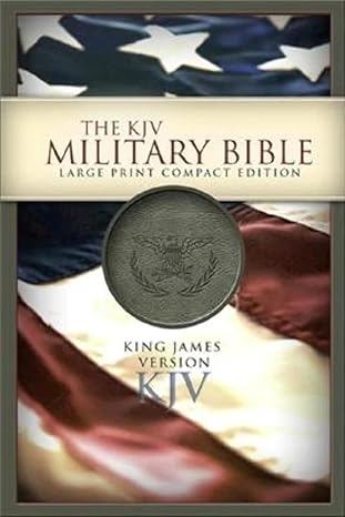 Military Bible: King James Version, Green, Simulated Leather, Large Print by Holman Bible Publishers