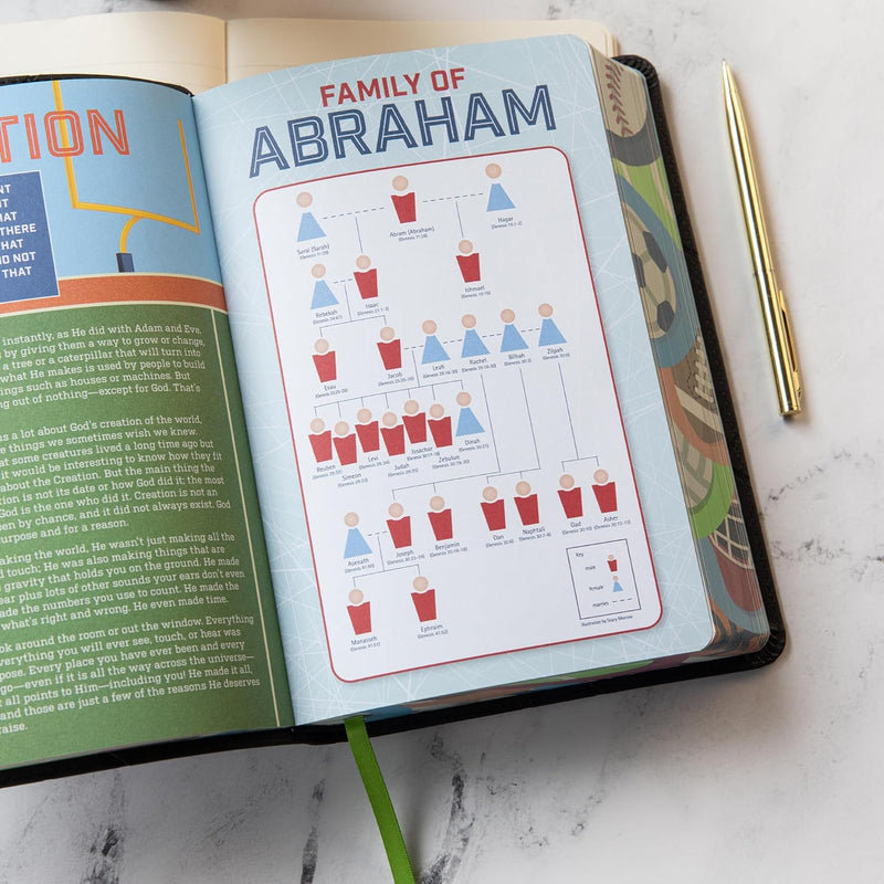 KJV Kids Bible – Sports Leathertouch by Holman Bible Staff