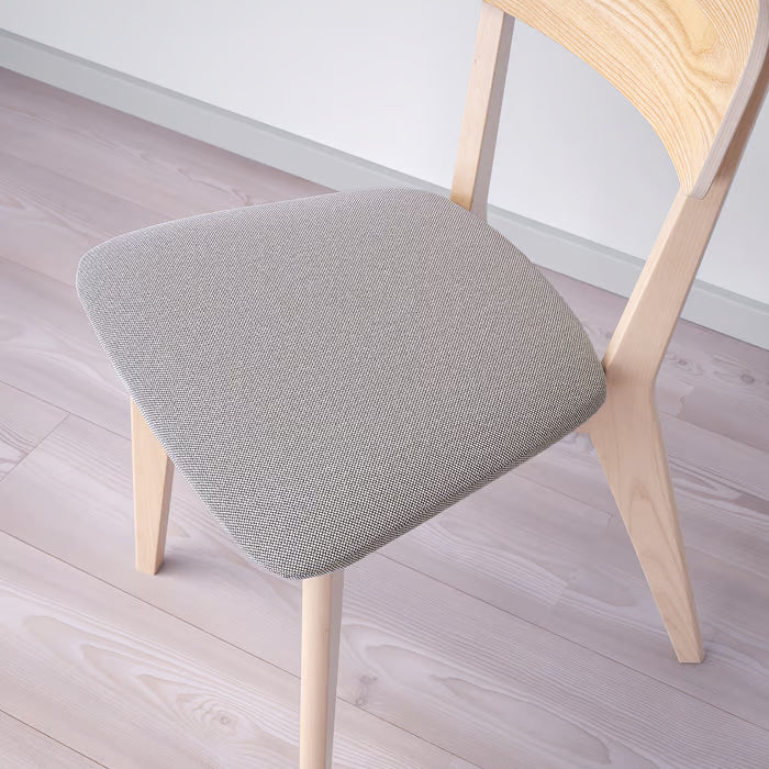 IKEA LISABO Chair, ash/Tallmyra white/black