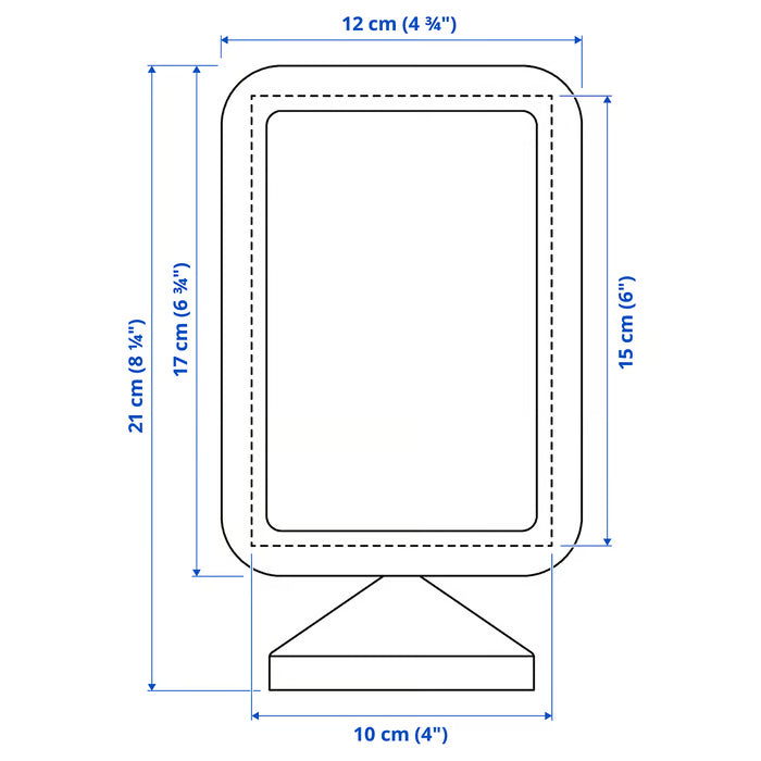 IKEA FIKONTRÄD Frame, white, 10x15 cm (4x6 ")