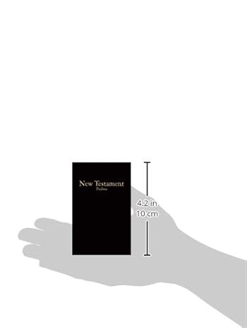 KJV Economy New Testament with Psalms, Black Imitation Leather by Holman Bible Staff