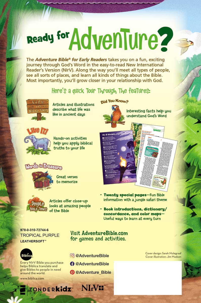 NIrV Adventure Bible for Early Readers by Lawrence O. Richards