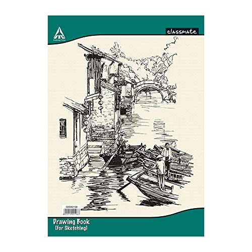 Classmate Drawing Book - Soft Cover, 40 Pages, 420x297mm, Unruled Visit the Classmate Store