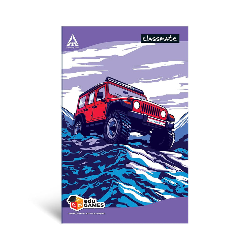 Classmate Long Book - Unruled, 160 Pages, 330 mm x 210 mm - Pack Of 2 Visit the Classmate Store