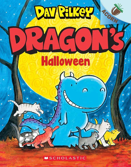 Dragon #4: Dragon's Halloween (An Acorn Book) by Dav Pilkey in Paperback