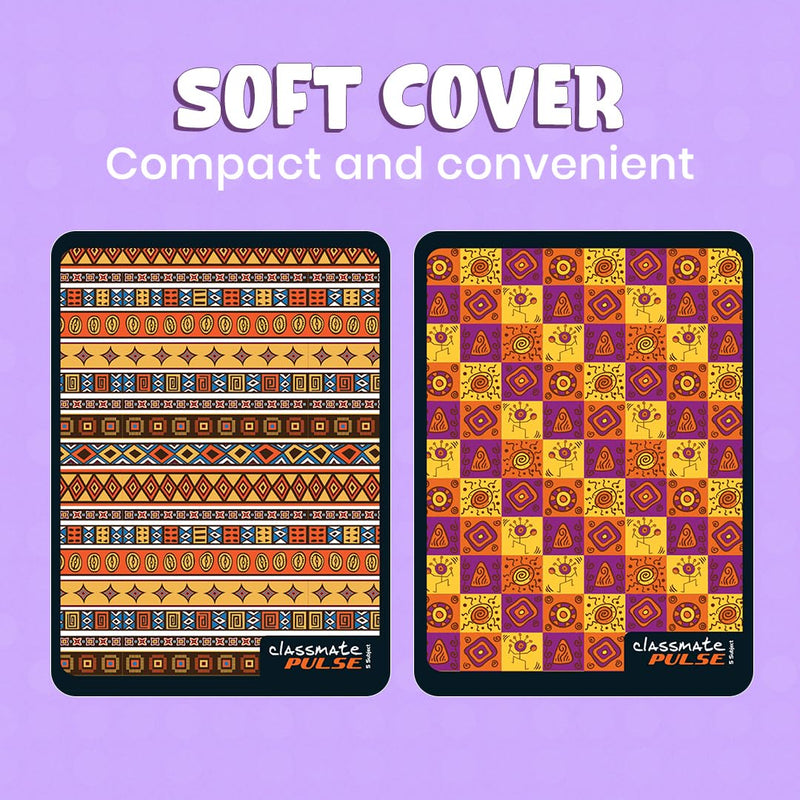 Classmate Pulse 5 Subject Spiral Notebook - Pack of 1