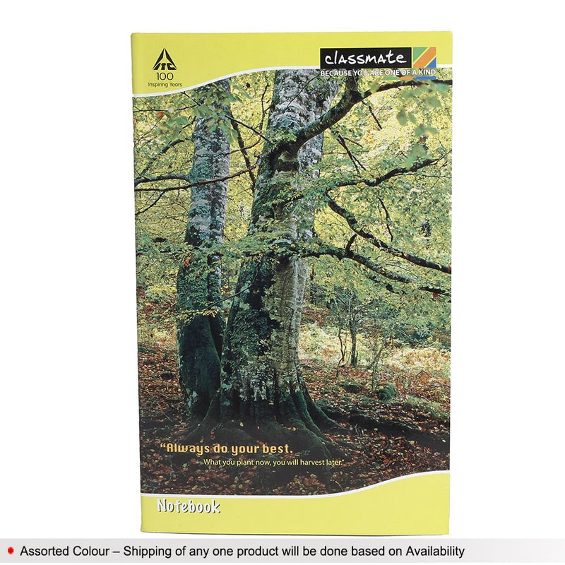 Classmate Longbook - 160 Pages | Single Line | 31.4cm x 19.4cm | Pack of 6 Notebooks | Ruled Long Size Notebook for School Students Visit the Classmate Store