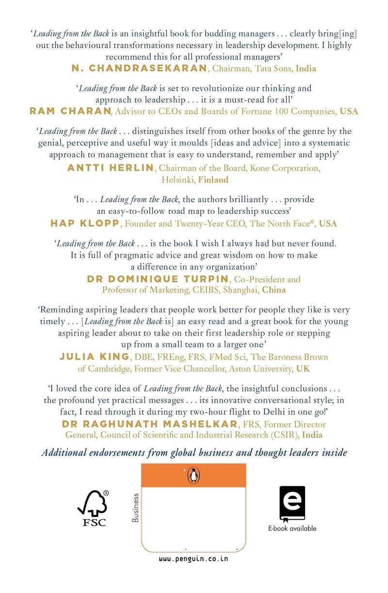 Leading from the Back: To Achieve The Impossible by Ravi Kant