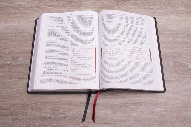 KJV Spurgeon Study Bible, Black Genuine Leather by Holman Bible Staff