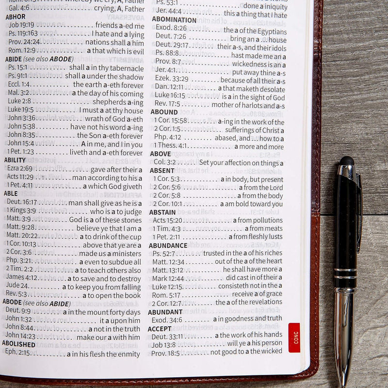 KJV Super Giant Print Reference Bible, Saddle Brown LeatherTouch, Indexed by Holman Bible Staff