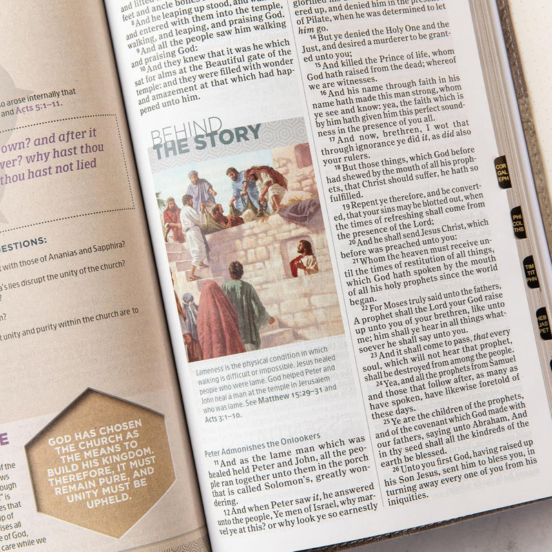 KJV Essential Teen Study Bible – Weathered Grey Leathertouch by Holman Bible Publishers