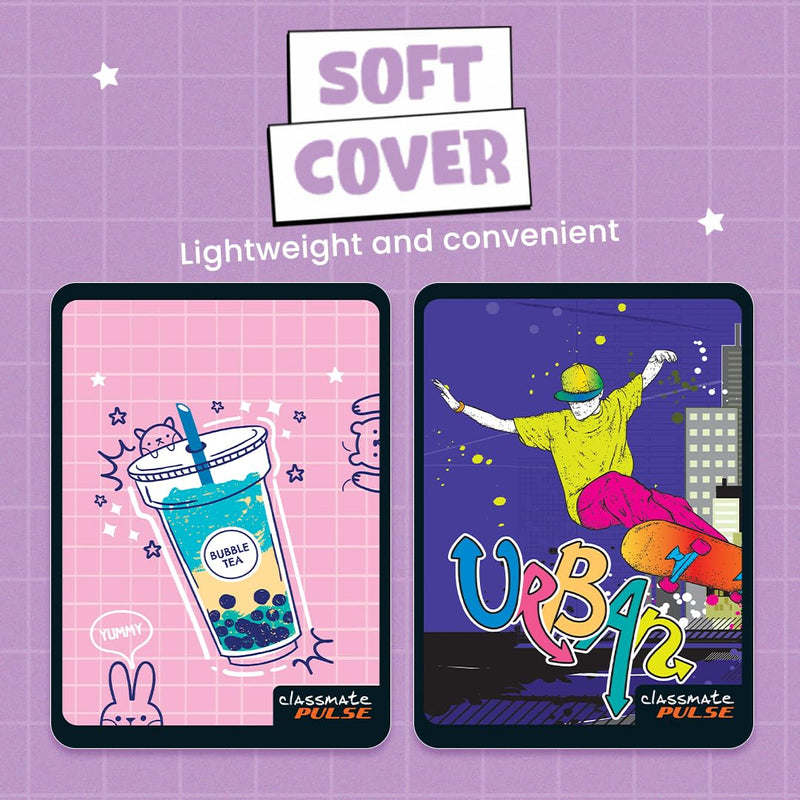 Classmate Pulse Single Subject Spiral Notebook - Pack of 1