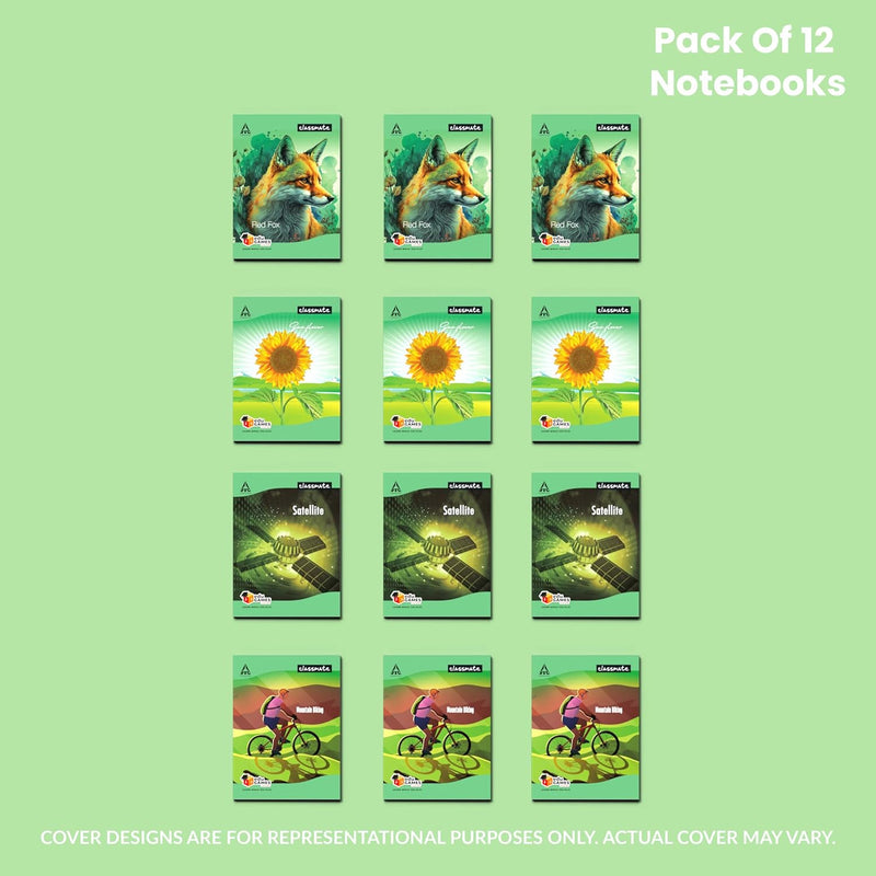 Classmate Notebook - 240mm x 180mm, Soft Cover, Maths Ruled Visit the Classmate Store