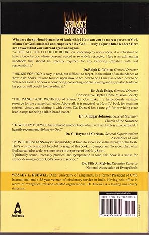 Ablaze For God by Wesley L. Duewel