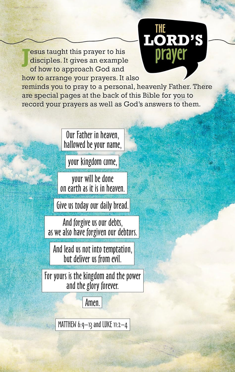 Big Dreams, Big Prayers Bible for Kids by Zondervan