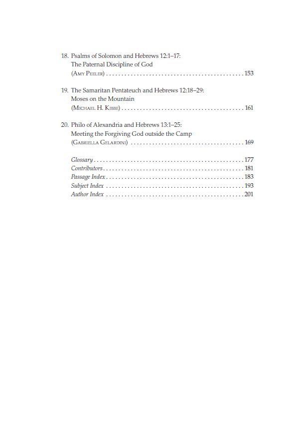 Reading Hebrews in Context: The Sermon and Second Temple Judaism by Ben C. Blackwell, Jason Maston