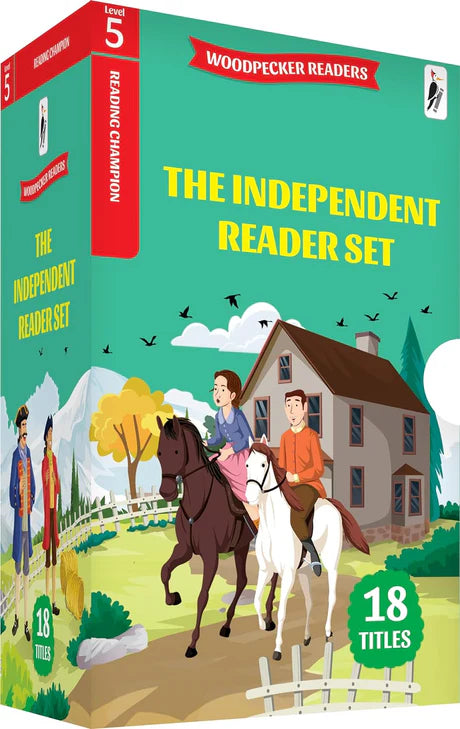 The Independent Reader Set (18 Volume Boxed Set) by WoodPecker Books in Paperback