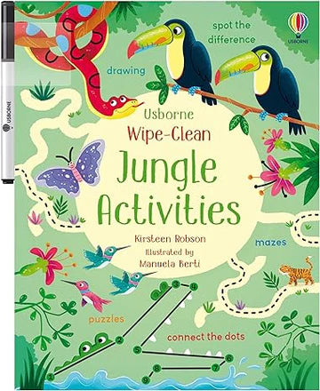 Wipe Clean Jungle Activities by Kirsteen Robson in Paperback
