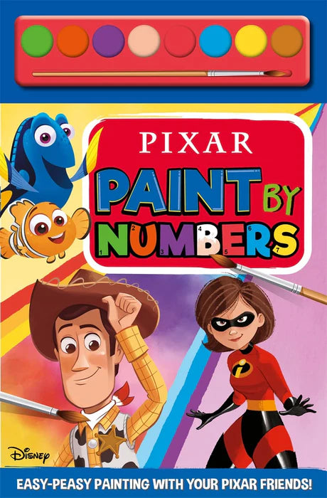 Disney Pixar: Paint By Numbers by Walt Disney in Paperback