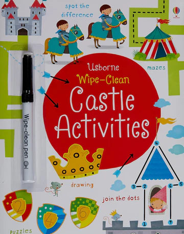 Wipe Clean Castle Activities by Kirsteen Robson in Paperback