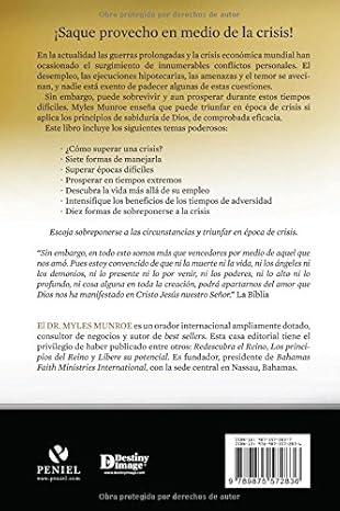 Triunfar en Época de Crisis / Overcoming Crisis by Myles Munroe