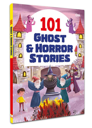 Story Book: 101 Ghost & Horror Stories For Children With Colourful Illustrations ( Halloween Special) by Om Books Editorial Team in Binding Paperback