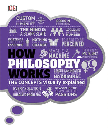 How Philosophy Works: The Concepts Visually Explained (How Things Work) by DK in Hardcover