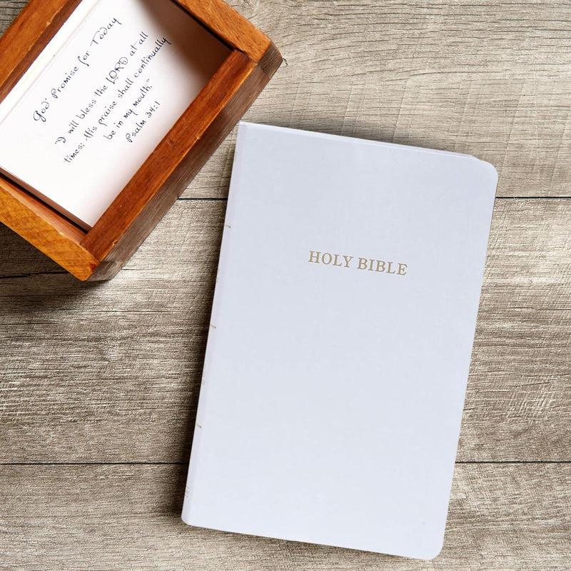 KJV Geschenk- und Preisbibel, weißes Kunstleder von Holman Bible Publishers