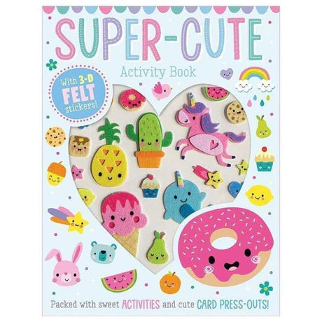 Felt Stickers Super Cute Activity Book by Elanor Best in Paperback