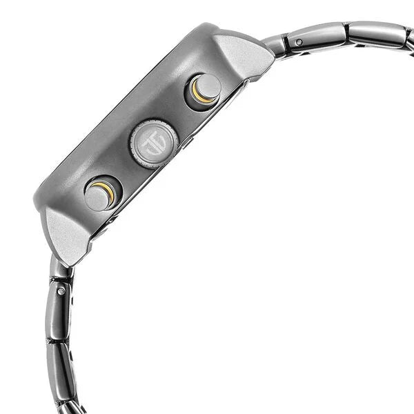 Titan Octane Aerobatics Anthracite Dial Chronograph Stainless Steel Strap watch for Men