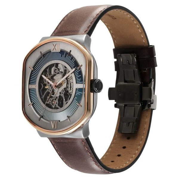 Titan Techno Beats Anthracite Dial Automatic Leather Strap watch for Men
