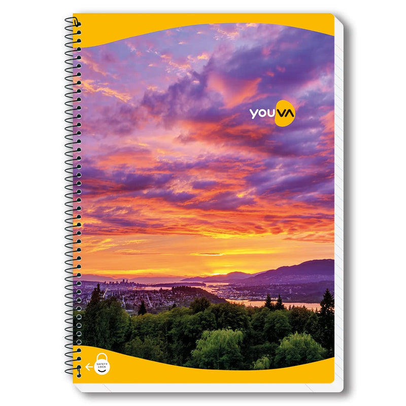 YOUVA Navneet Spiral Long Book - A4, 400 Pages