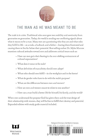 Understanding Purpose &amp; Power of Men by Dr. Myles Munroe