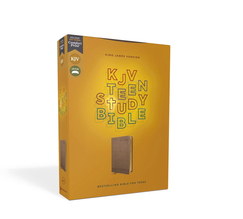 KJV Teen Study Bible, Leathersoft Brown, Comfort Print von Zondervan