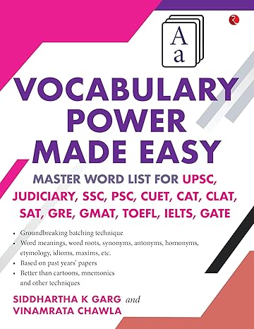 Vocabulary Power Made Easy: Master Word List For UPSC by Siddhartha K. Garg