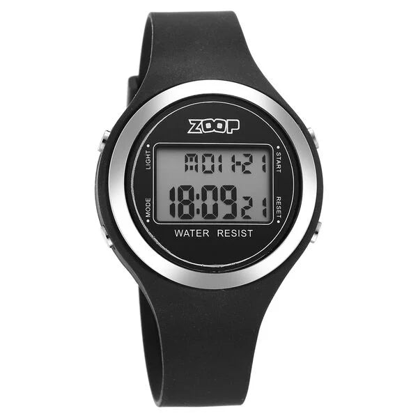 Zoop By Titan Digital Dial Unisex Watch With Silicone Strap for Kids