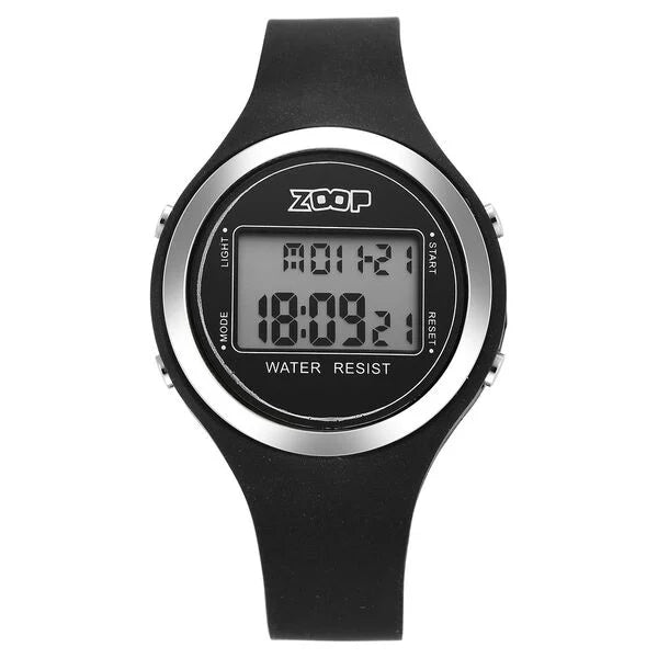 Zoop By Titan Digital Dial Unisex Watch With Silicone Strap for Kids