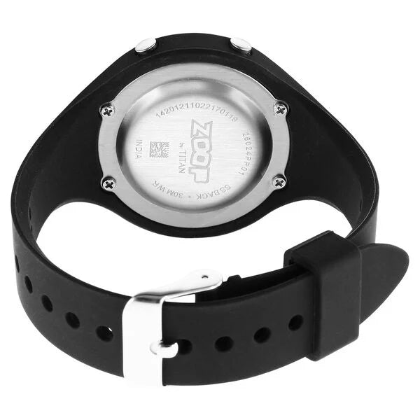 Zoop By Titan Digital Dial Unisex Watch With Silicone Strap for Kids