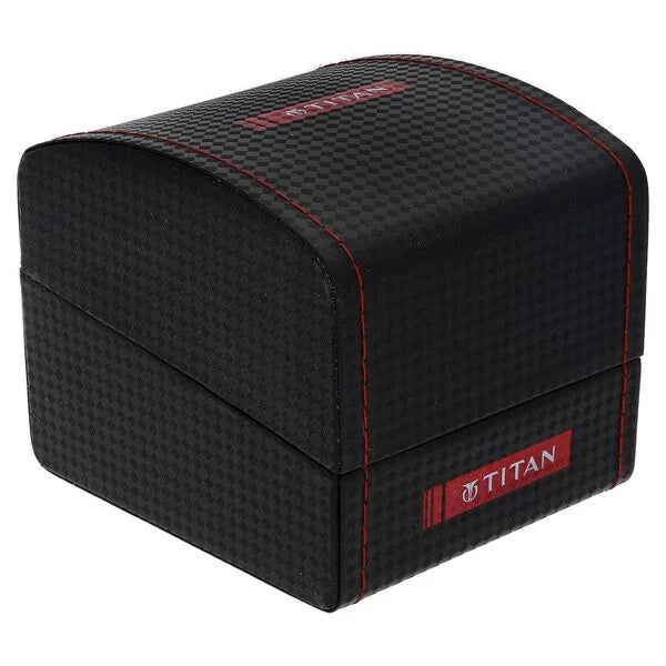 Titan Women's Svelte White: Multi-Function Watch Leather Strap