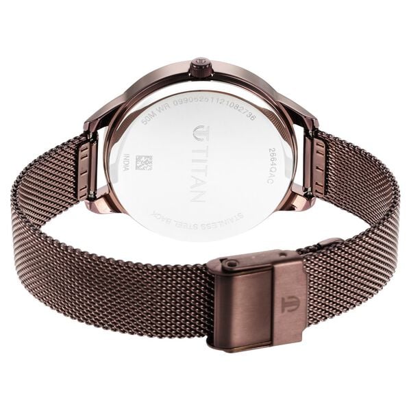 Titan Purple Glam It Up Multicoloured Dial Stainless Steel Strap Watch for Women