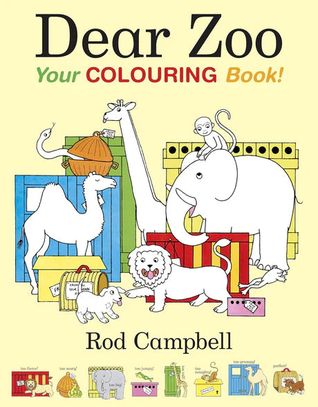 Dear Zoo: Your Colouring Book by Rod Campbell in Paperback