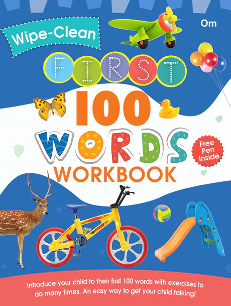 Wipe & Clean First 100 Words by Om Books Editorial Team in Paperback